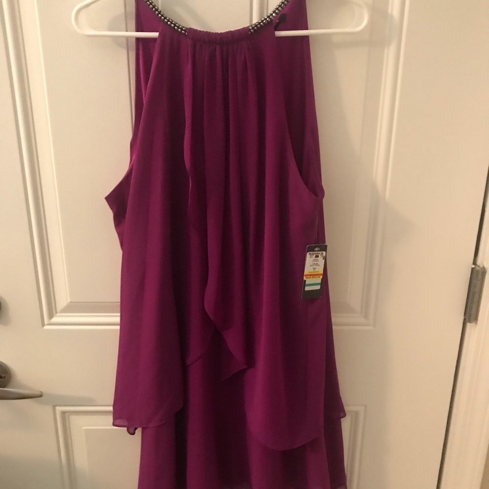 SLNY formal mini dress
